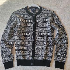 Escada 100% Wool Button Down‎ Knit Cardigan Sweater Small